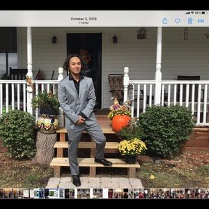 Express young mans suite like new only worn twice recently purchased.